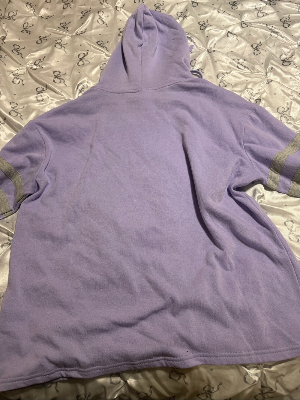 Disney Lavender Pullover Hoodie with Iridescent Castle Graphic - Picture 2 of 4